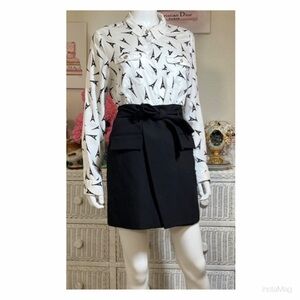 Karl Lagerfeld Paris Whimsical Eiffel Tower-Print Blouse